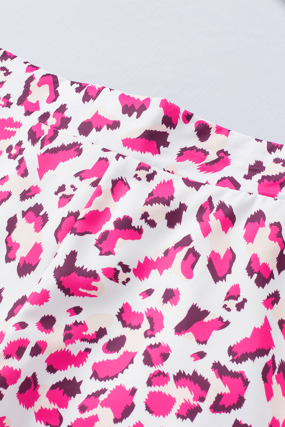 Shorts for Women Print Flutter Everyday Leopard-Print