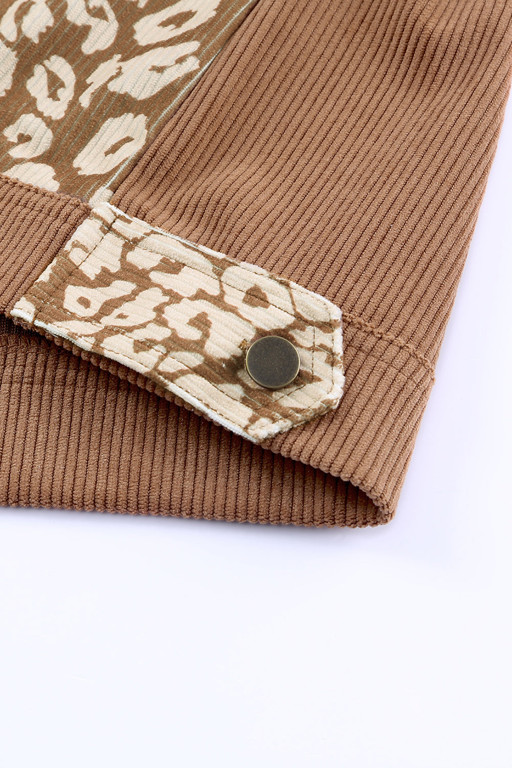 Women's Jacket Featuring Cord Long-Sleeve