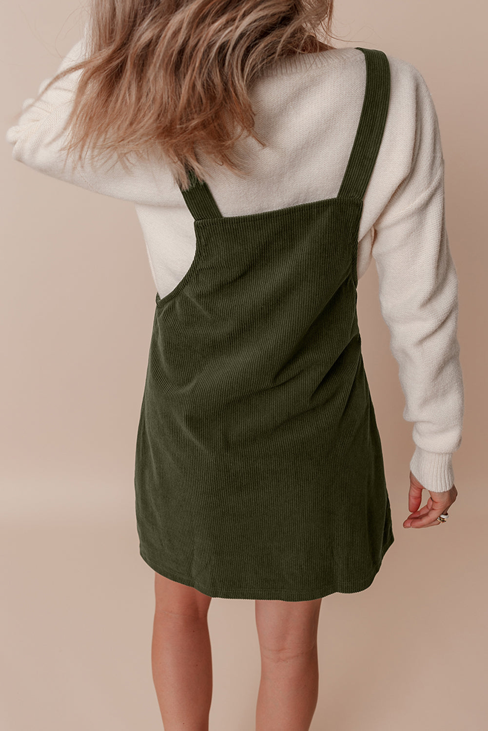 Dress for Women Cord Overall Sleeveless