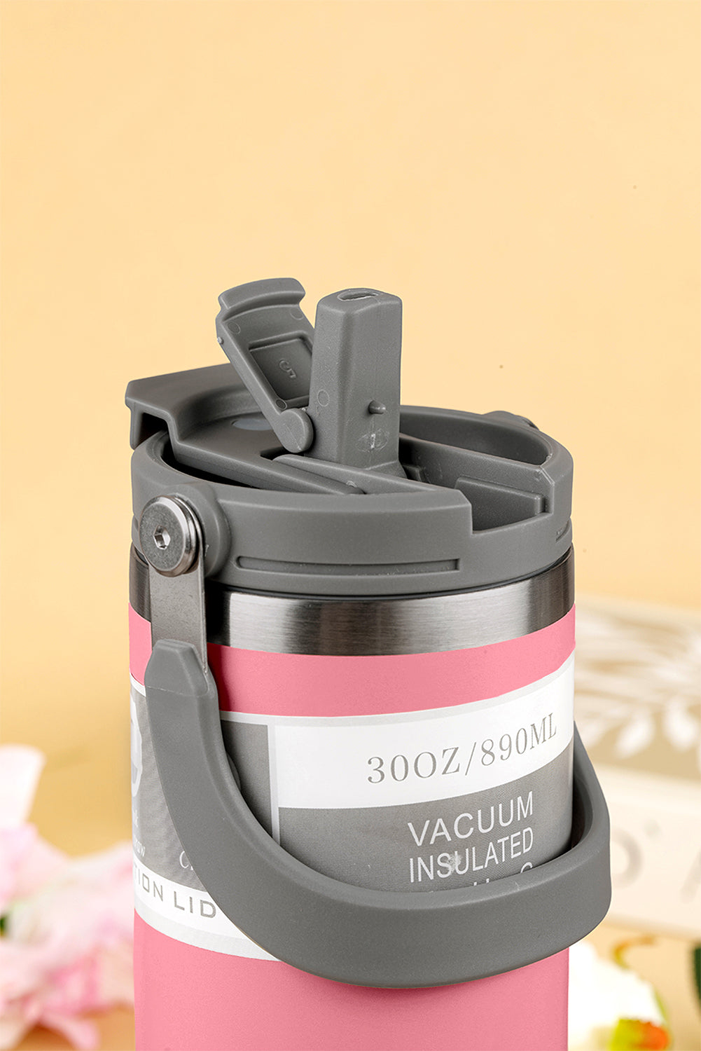 Insulated Vacuum Minimalist Vacuum Cup with Handle 30oz Style