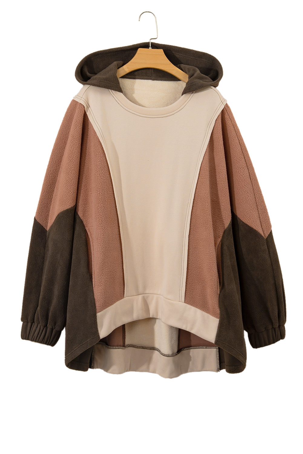 Women's Exposed Seam Plus Size Hoodie