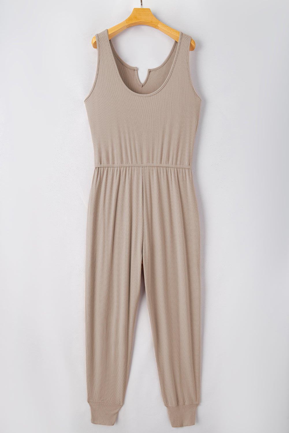 Jumpsuit for Women Notched Neck Sleeveless Jogger