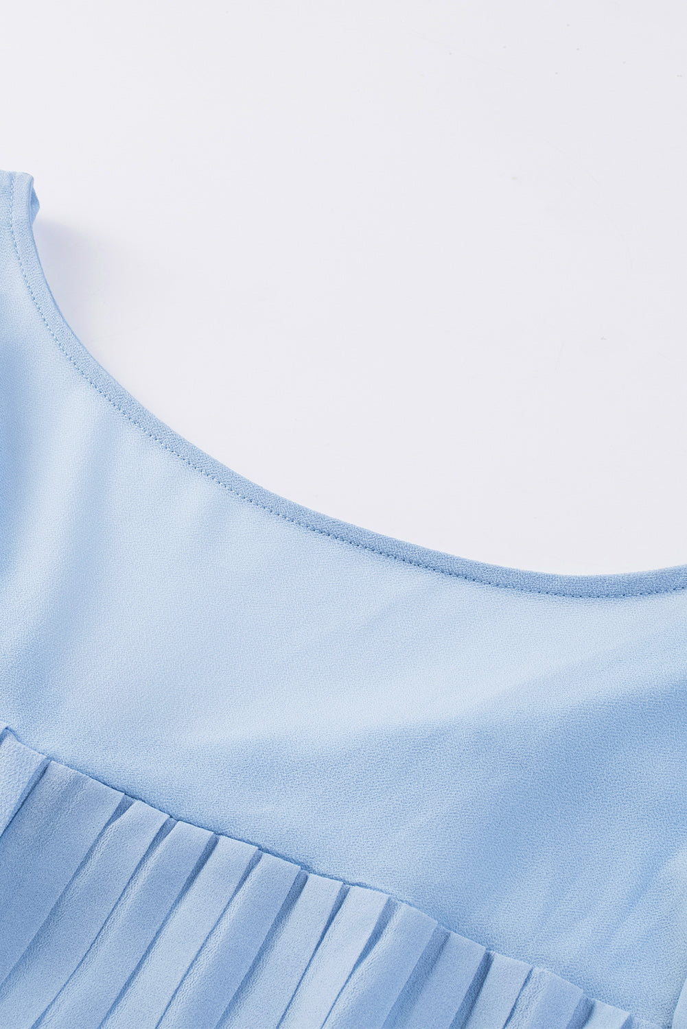 Romper for Women Buttons Pleat-Detail Ruffle-Trimmed Tie Waist