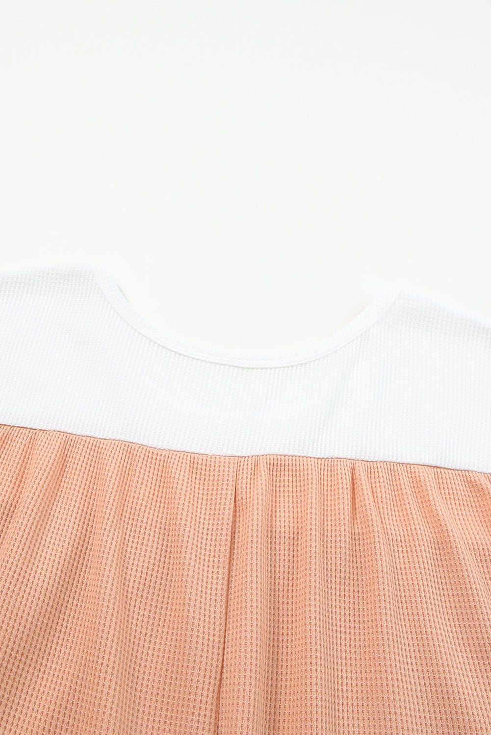 Top for Women Plus Ruffle-Trimmed Leopard-Print Waffled