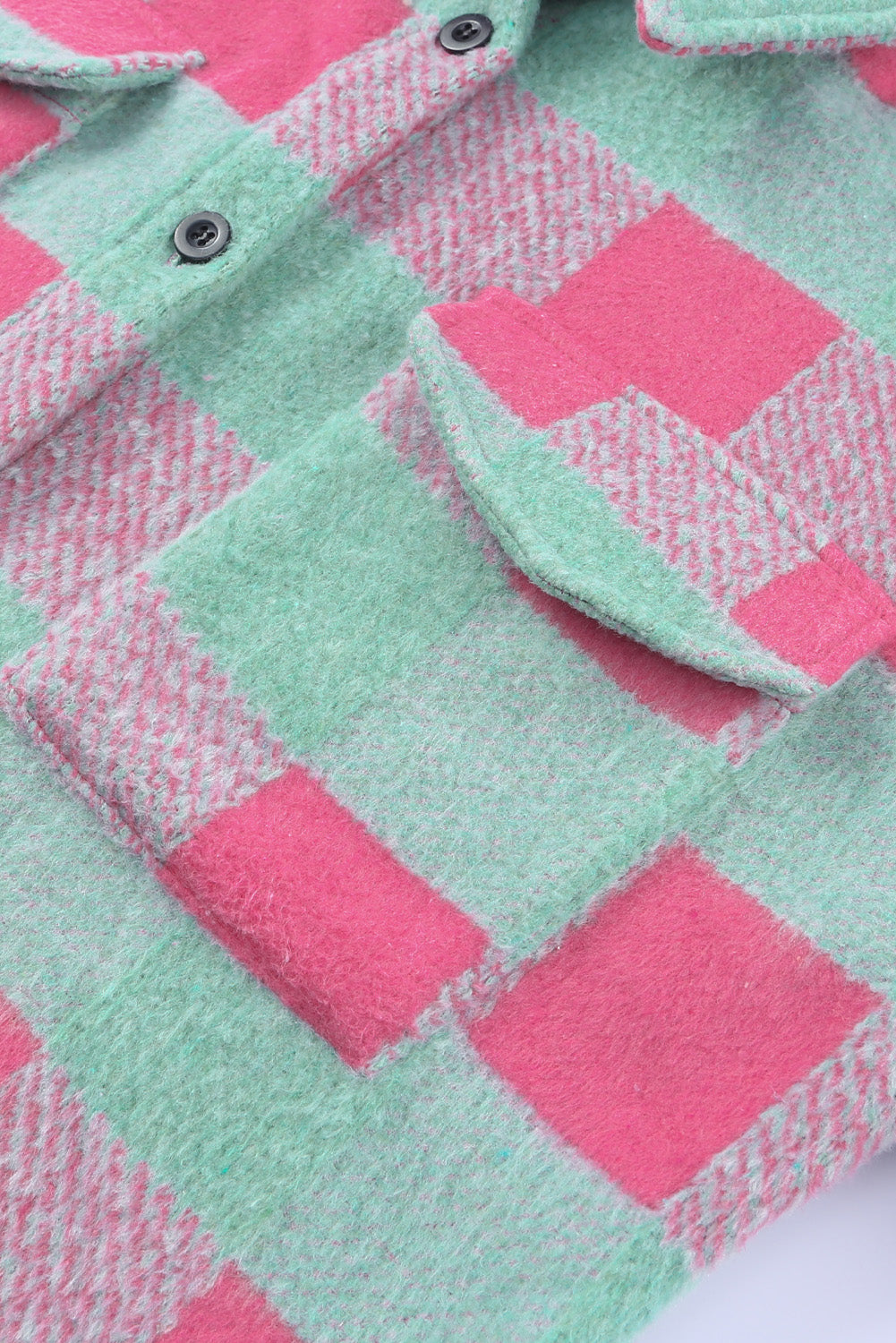 Shacket for Women Plaid Pattern Oversized