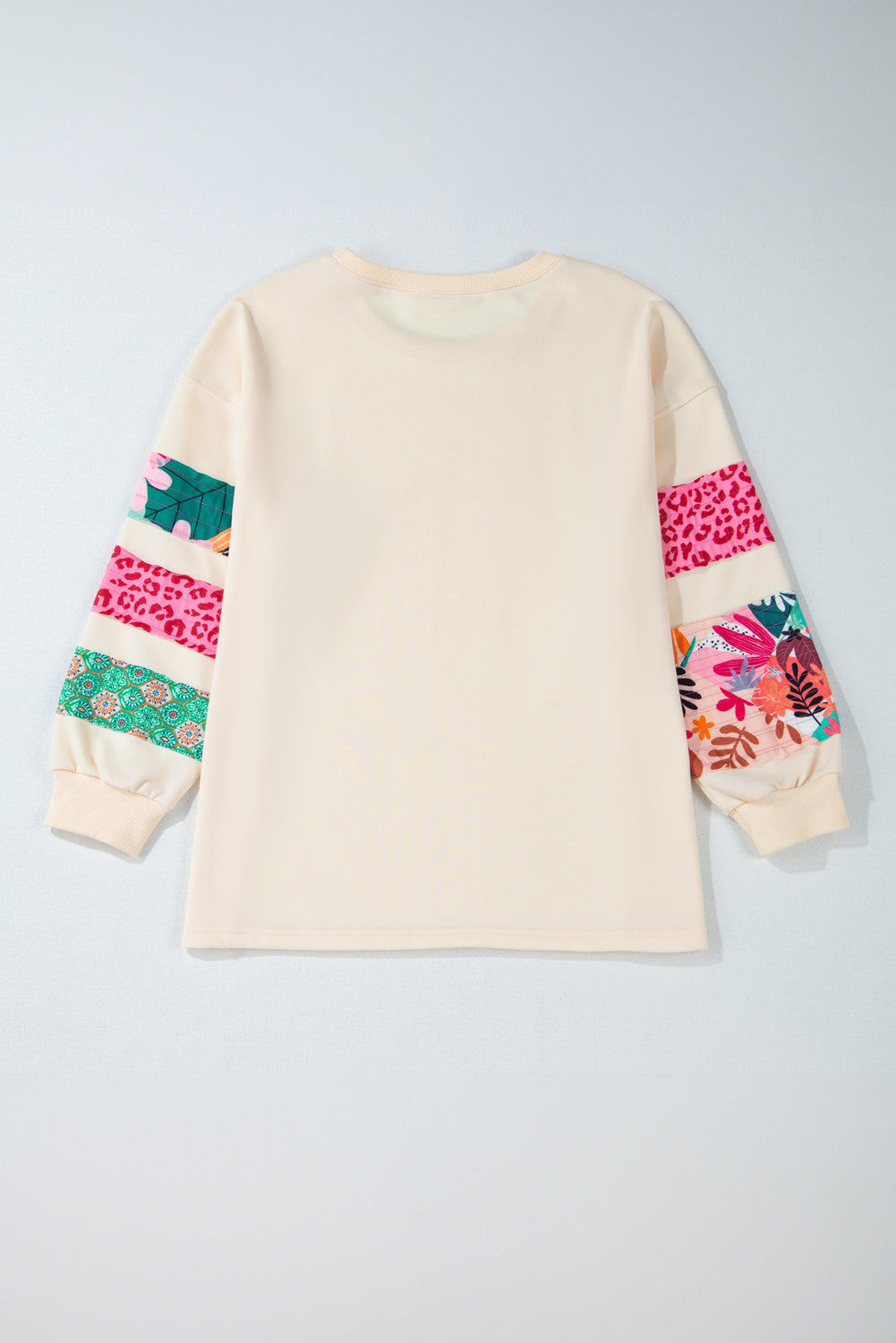 Women's Plus Size Sleeve Split Sweatshirt