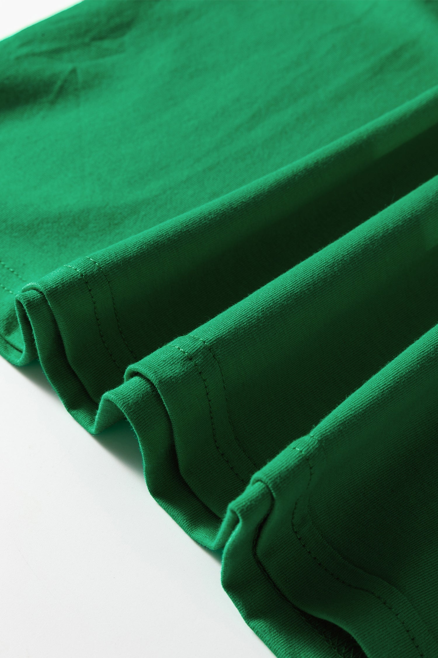 Contrast Crew-Neck Long-Sleeved T Shirt