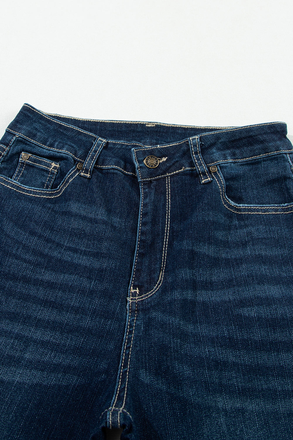 Jeans for Women Ripped Flared High Rise