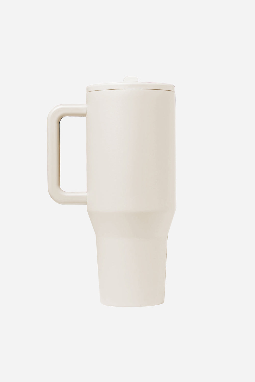 Frosted Stainless Handle Large Vacuum Cup with Straw 40oz