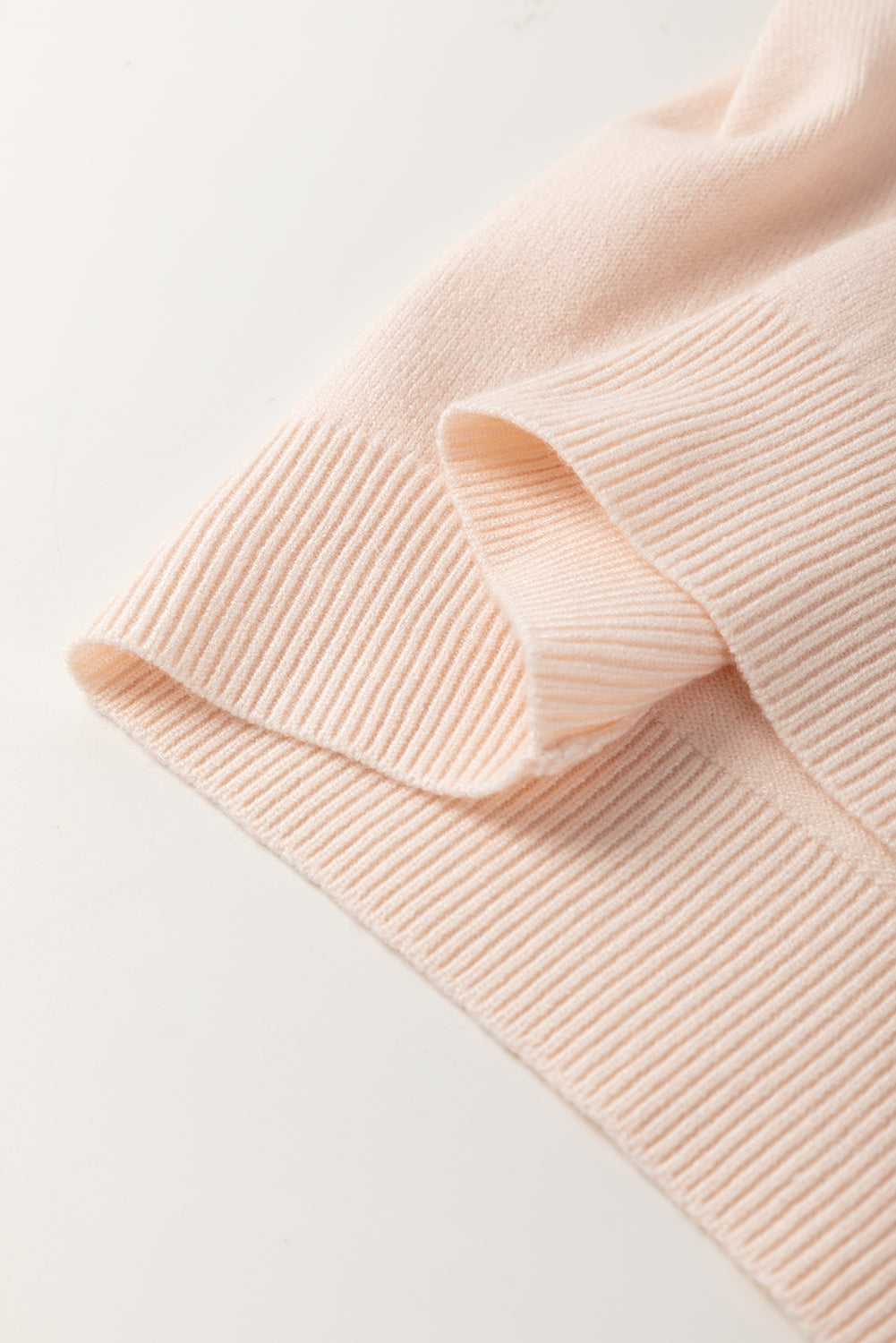 Polished Embellished Pearl Bow Dolman Short-Sleeved Knit Top