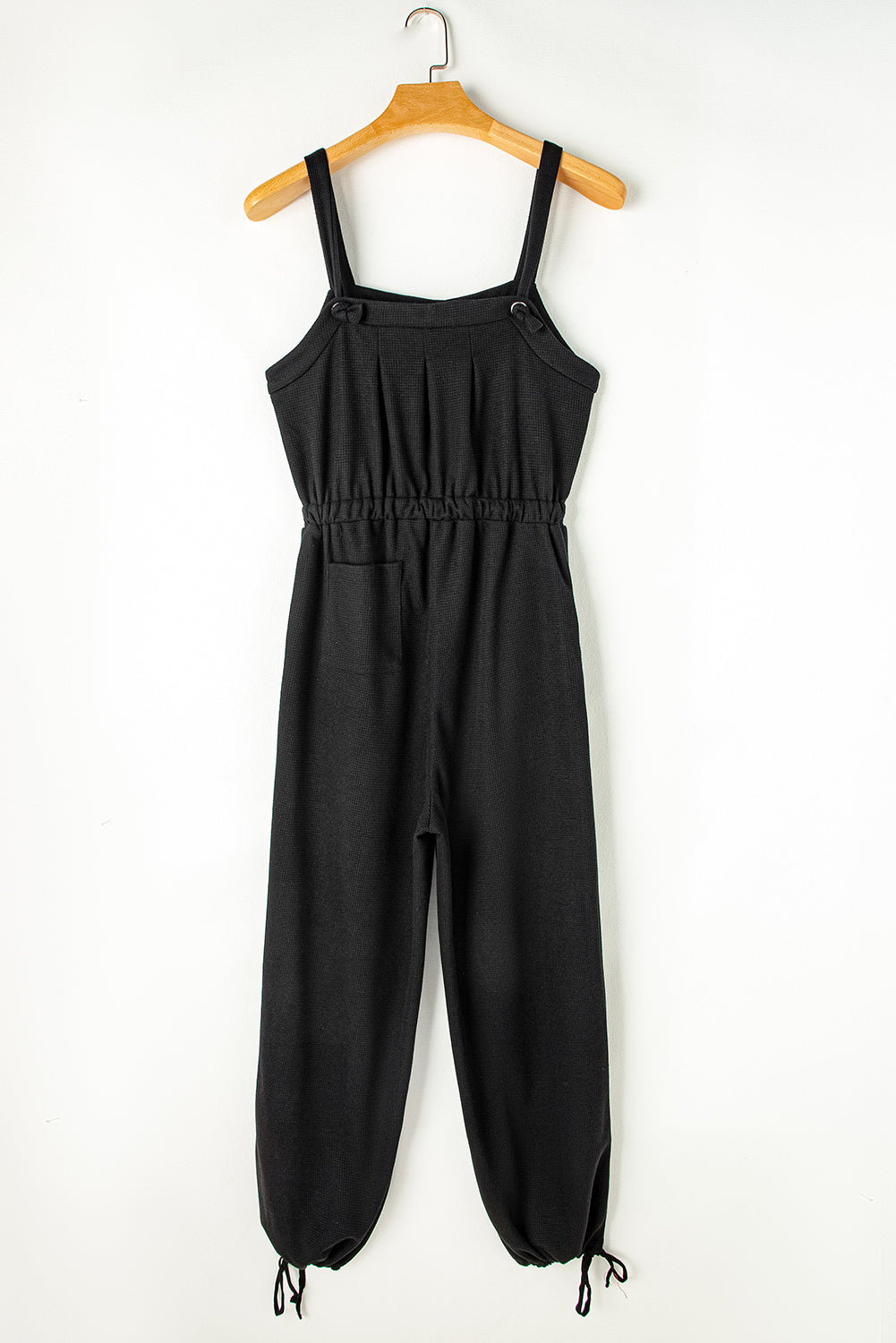 Jumpsuit for Women Button Drawcord Straps