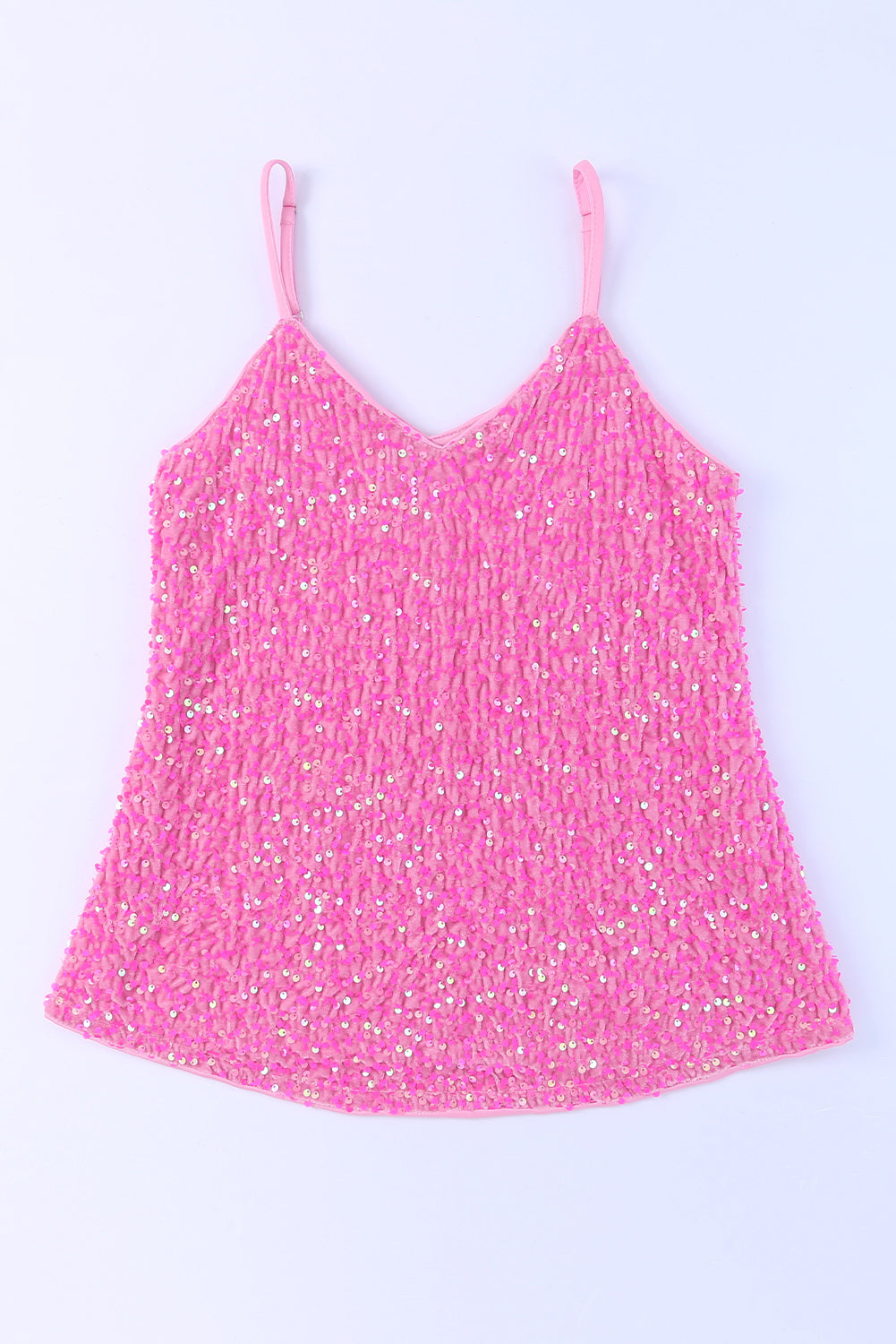 Tank Top for Women Straps Sequin Adjustable