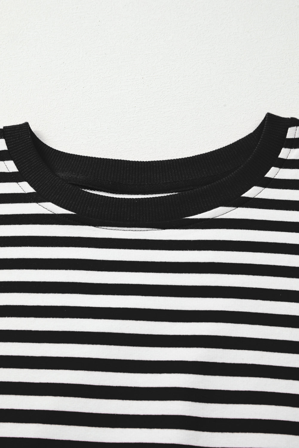 Drop-Shoulder Exposed Seam Everyday Pullover Top