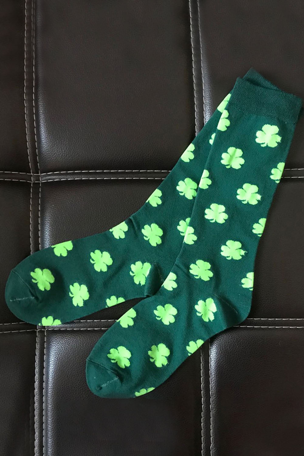 Clover St Patricks Print Tube Socks