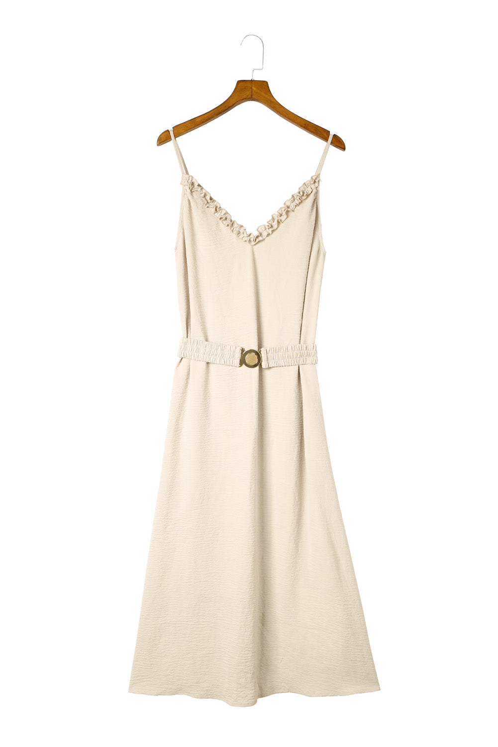 Women's Maxi Dress Featuring V Neck Sleeveless
