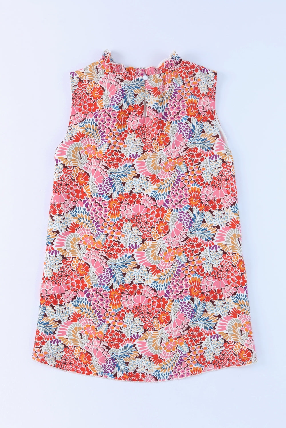 Women's Tank Top Featuring Floral-Print Print Relaxed