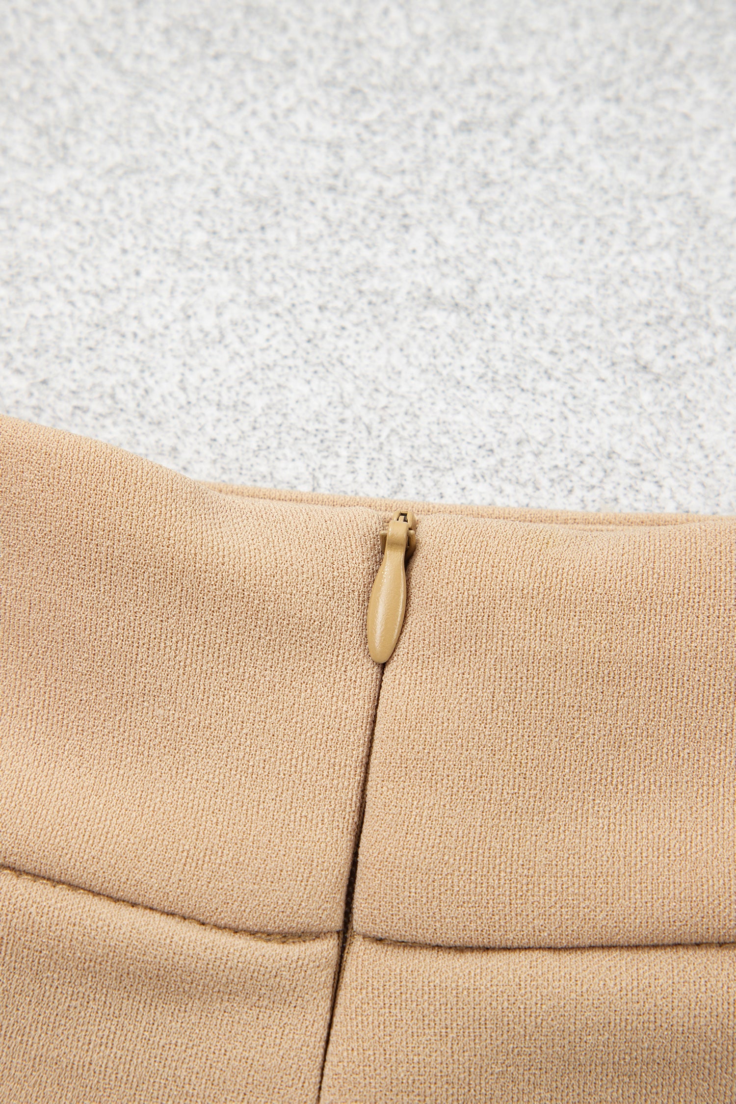 Full Length High-Waisted Length Timeless Fit Pants in Parchment