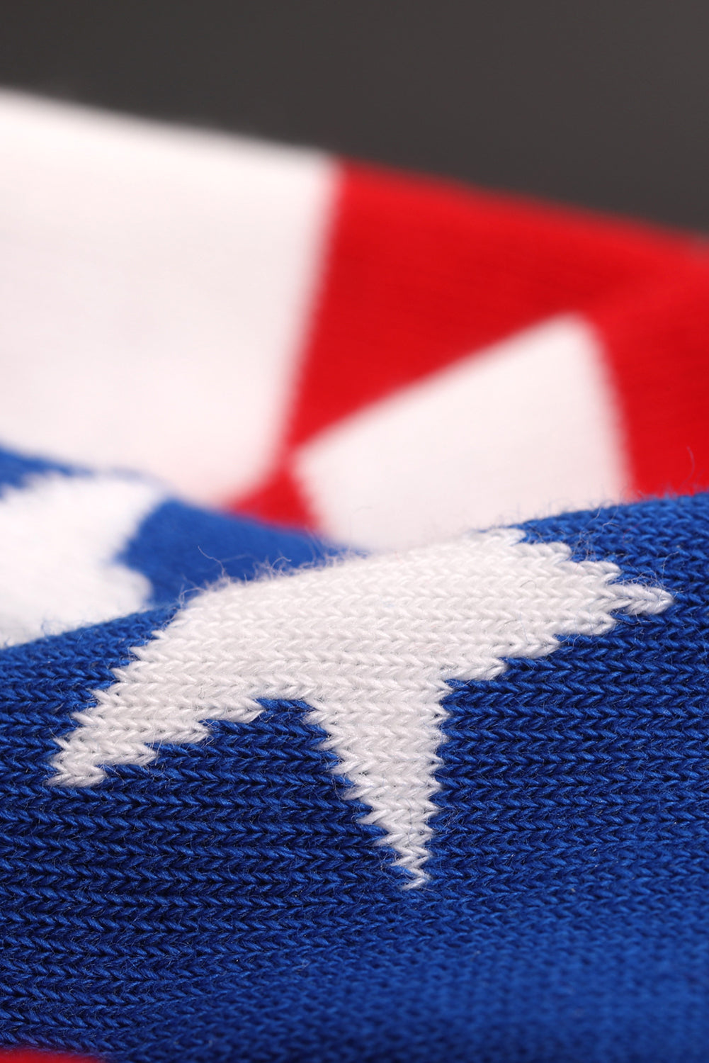 American Soft Flag Pattern Knit Socks