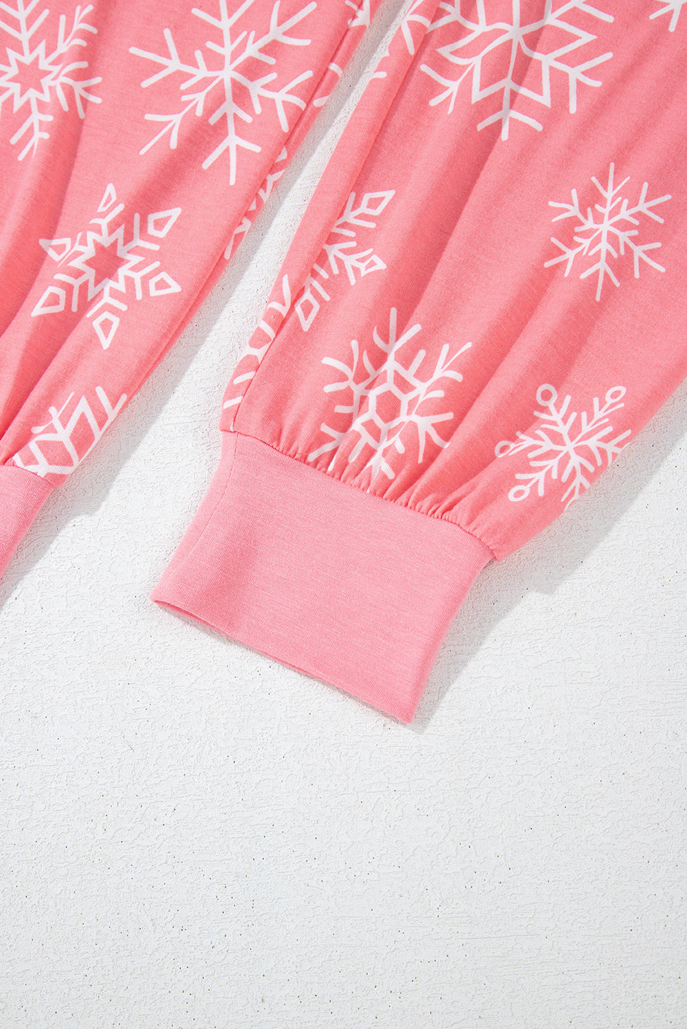 Christmas Snowflake Print 2-Piece Loungewear