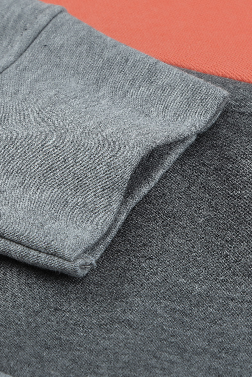 Women's Sweatshirt Featuring Color-Block Plus Size
