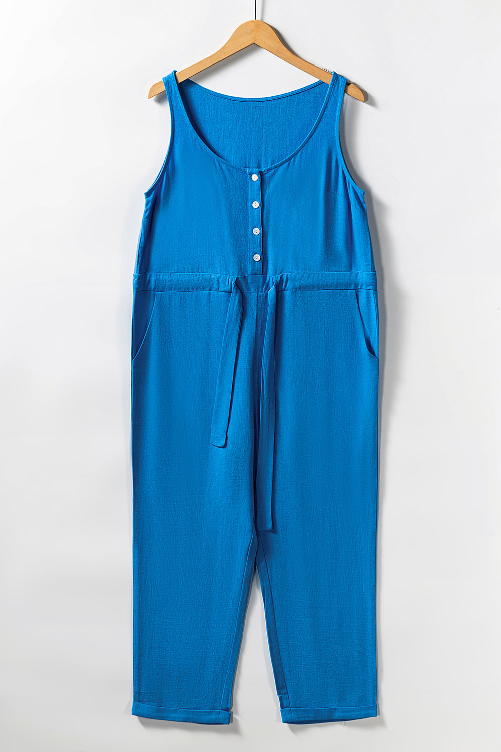 Jumpsuit for Women High-Rise Sleeveless Cropped