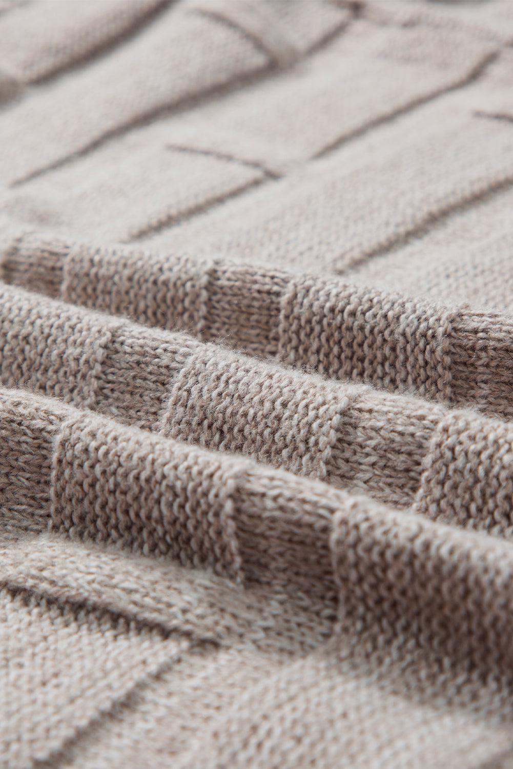 Textured Knit Open-Front Polished Cardigan Featuring Pockets