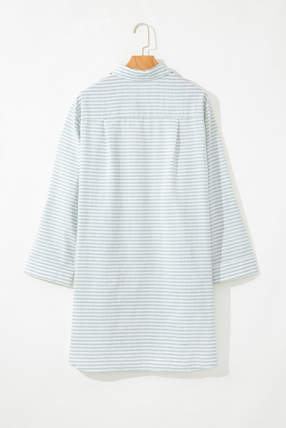 Collared V Neck Long Sleeve Beach Cover up