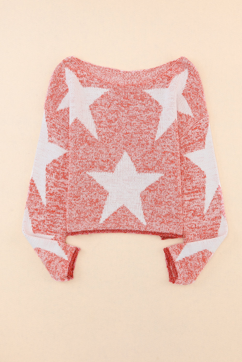 Women's Knit Sweater Featuring Big Star Spangled Everyday