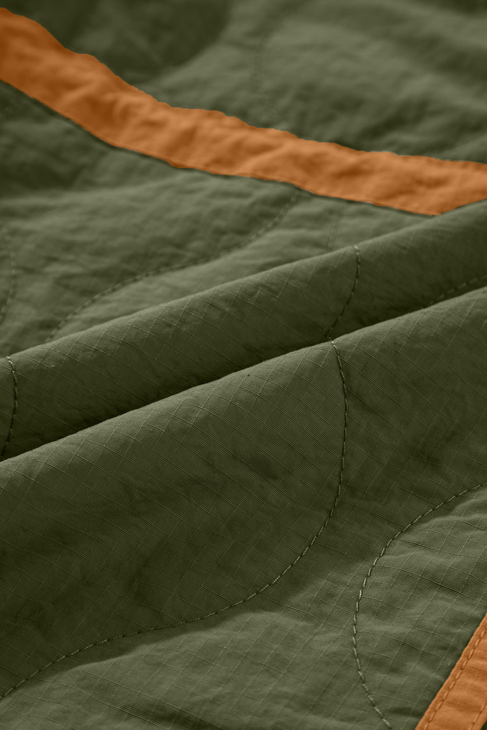 Women's Jacket Featuring Stitching Quilted Drawcord