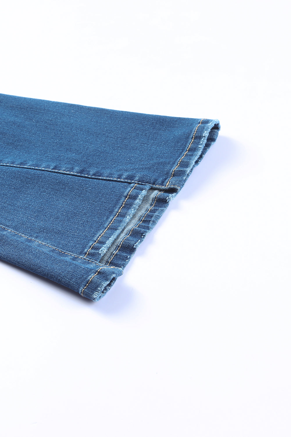 Women's High Rise Medium Wash Flare Jeans
