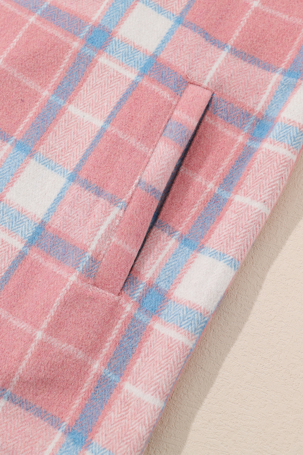 Women's Plaid Flap Pocket Flannel Shacket