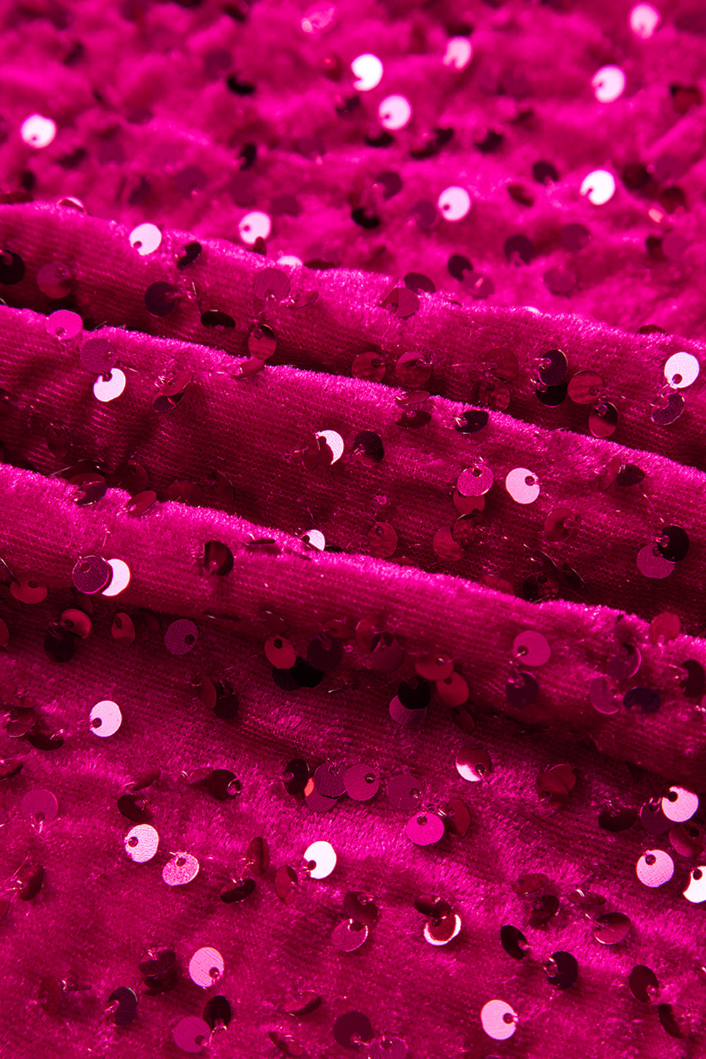 One Shoulder Thigh High Split Bodycon Sequin Gown