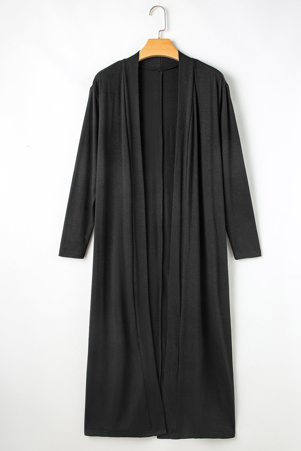 Long Cardigan Split Cardigan and Skinny Pants Lounge Set