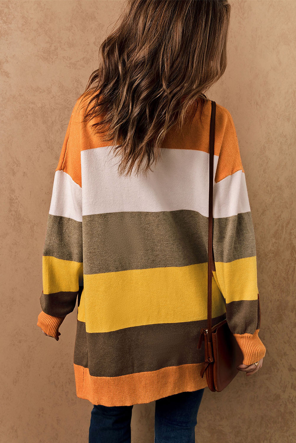 Cardigan for Women Open Front Pocket-Detail