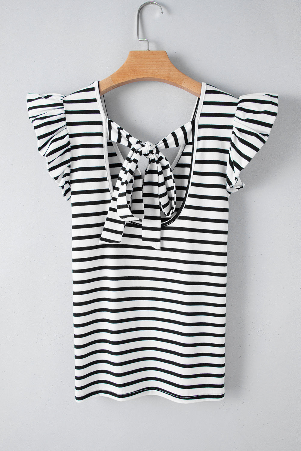 Women's Hollowed Butterfly Sleeve T Shirt