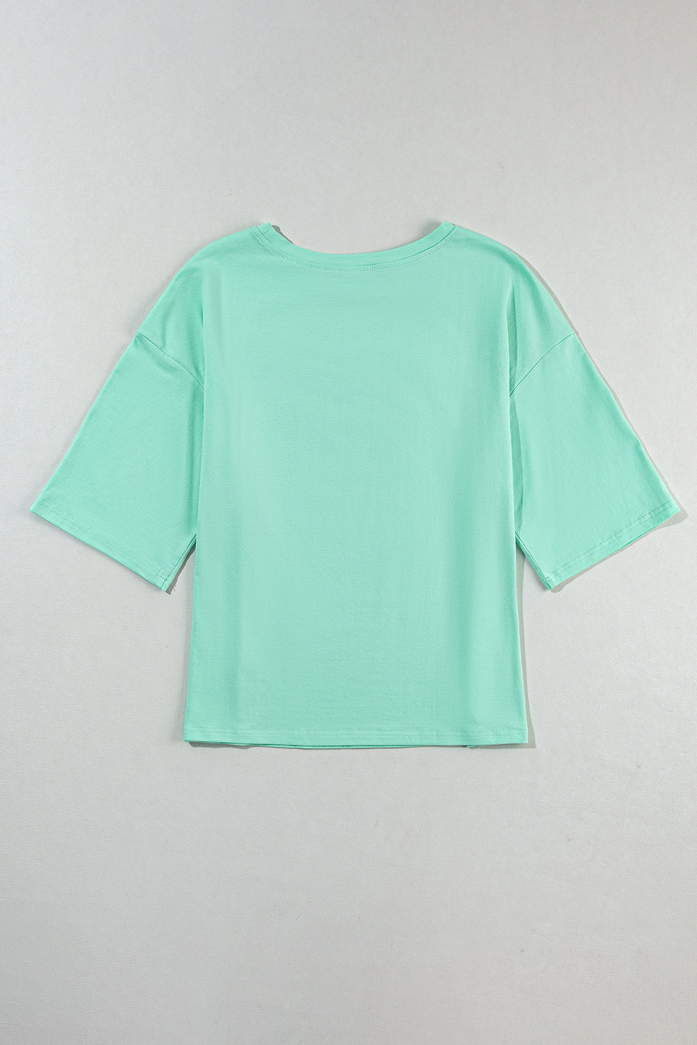 Women's Tee Featuring Star Patched Oversized