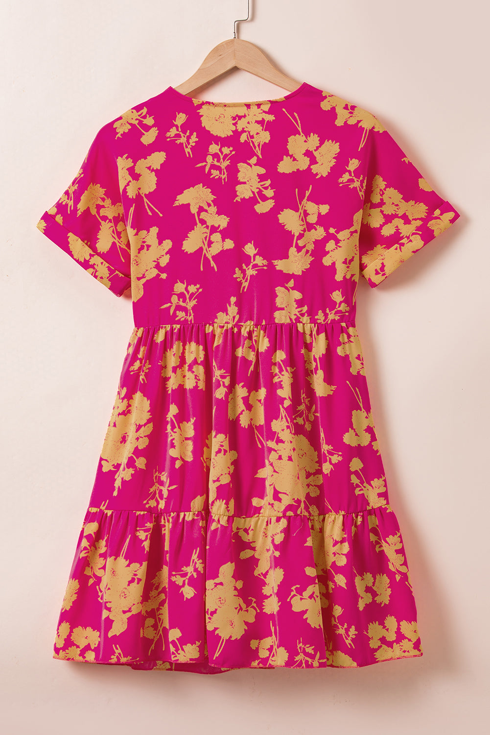 Dresses for Women Floral-Print Batwing Sleeve Smock