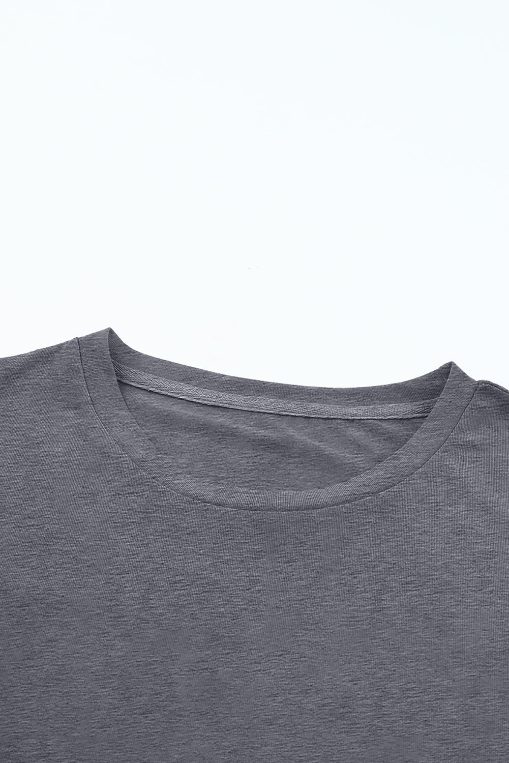 Tee for Women Everyday Plain Crew Neck Modern Wardrobe Pick
