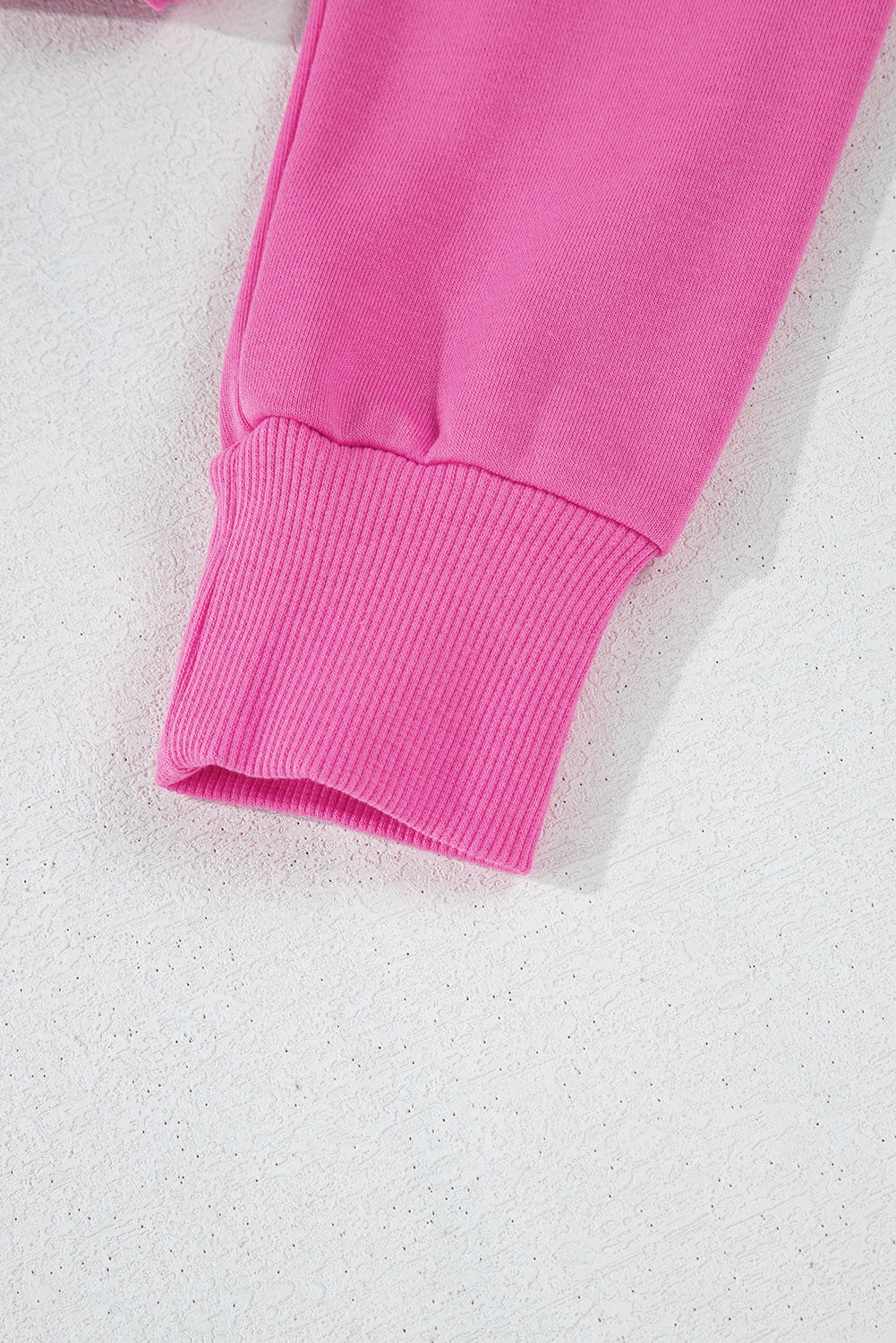 Solid Drop Shoulder Drawstring Cropped Hoodie