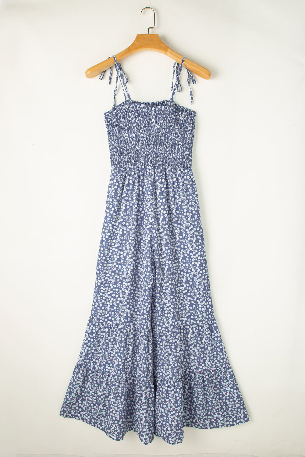 Jumpsuit for Women Straps Wide-Leg Floral-Print