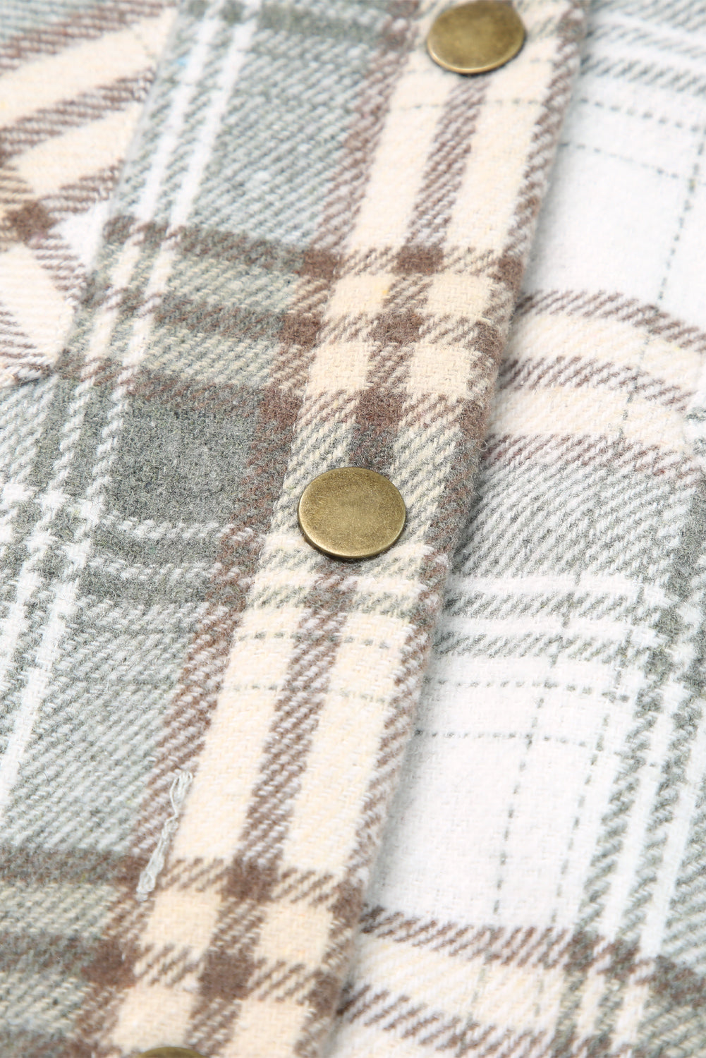 Women's Shacket with Lined Hooded Plaid Sherpa