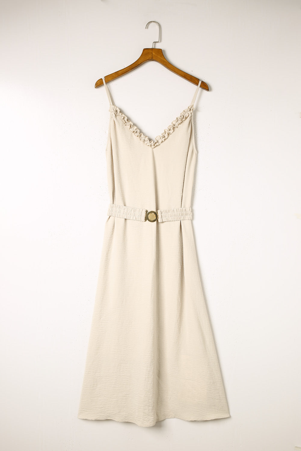 Women's Maxi Dress Featuring V Neck Sleeveless