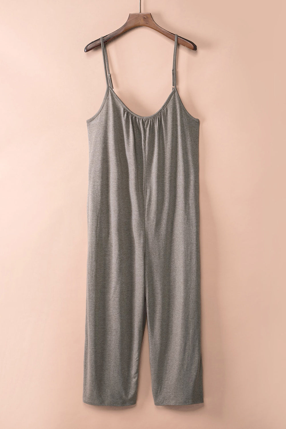 Women's Jumpsuits Featuring Spaghetti Straps Wide-Leg