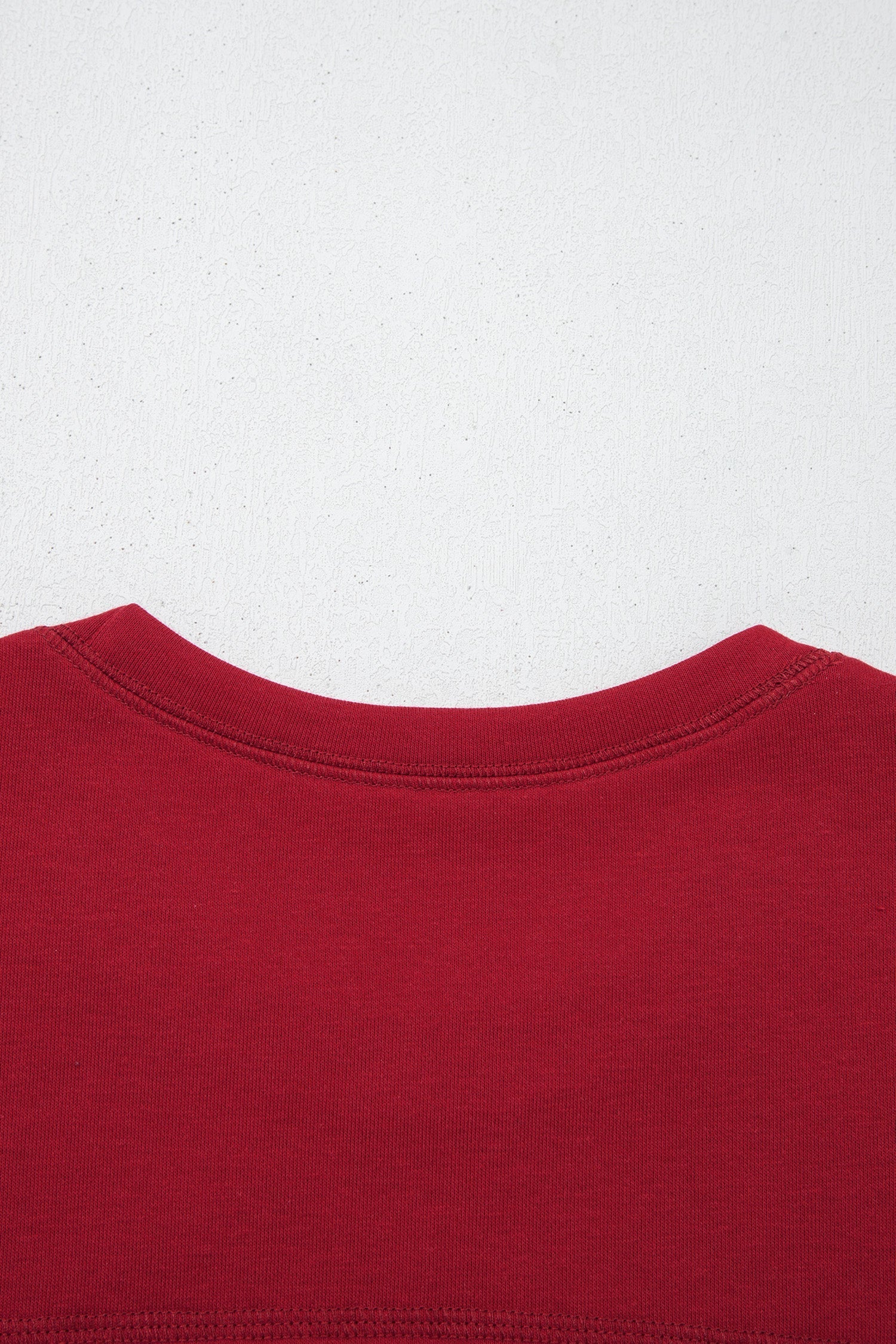 Racing Boxy Red Drop-Shoulder Tee and Barrel Pants Set