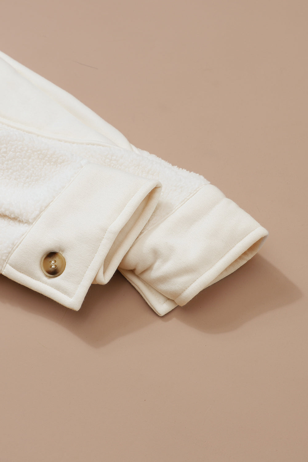 Shacket for Women Button-Front Raw-Edge