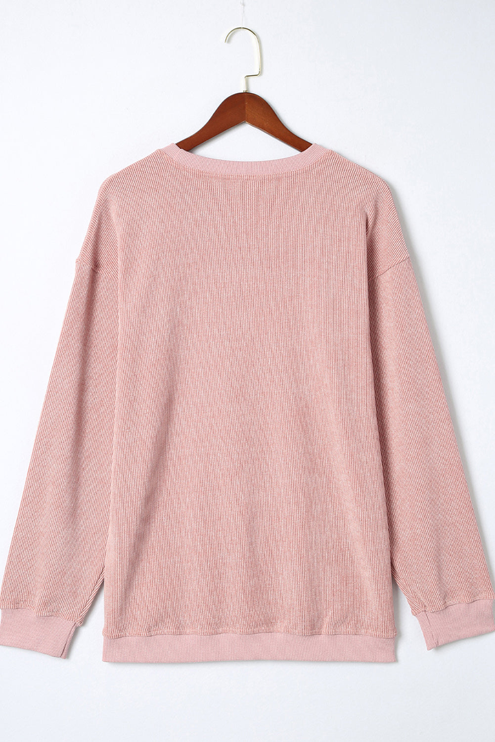 Women's Sweatshirt Featuring Plaid Corded MERRY Christmas