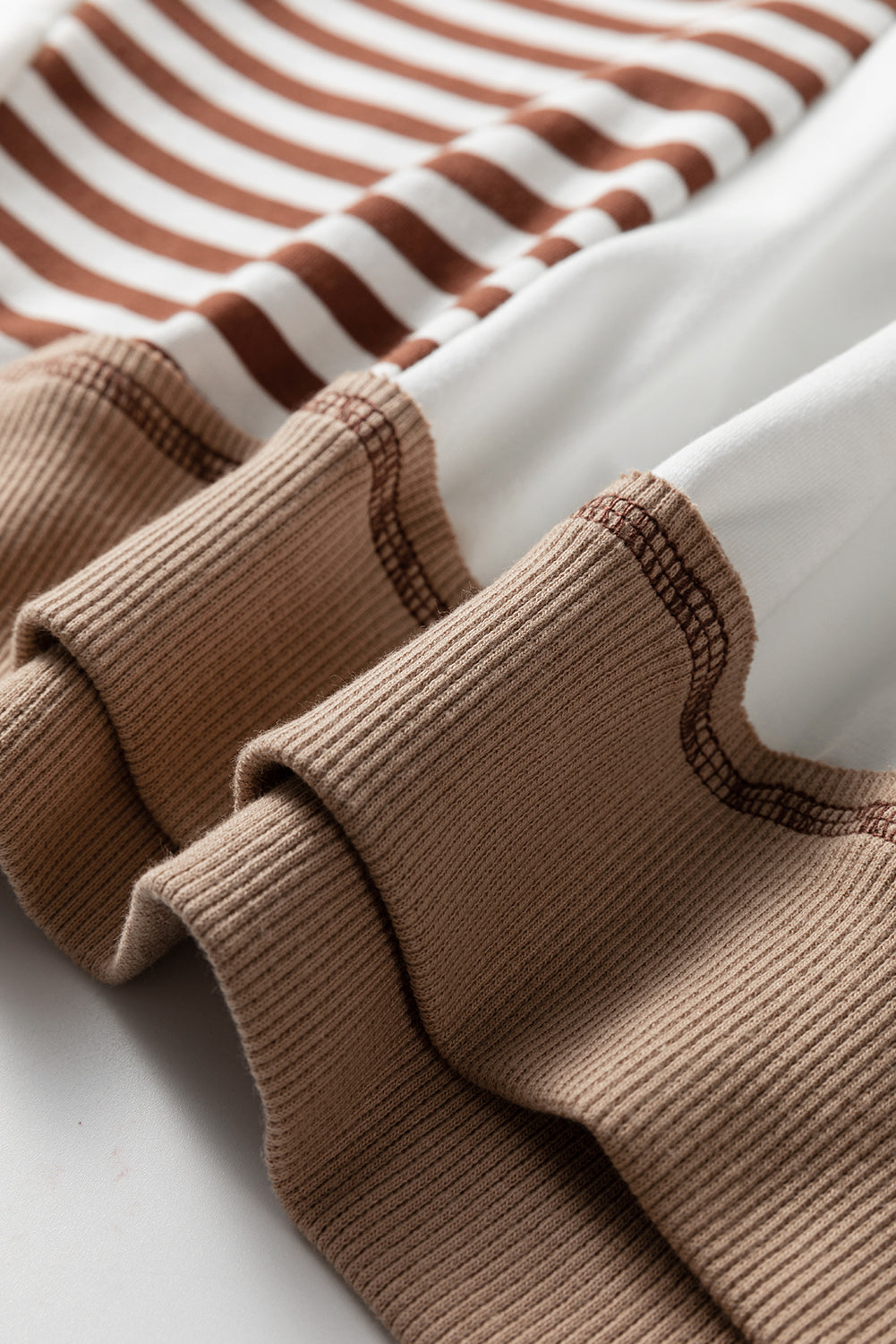 Colorblock Patchwork Contrast Stitching Oversize Sweatshirt