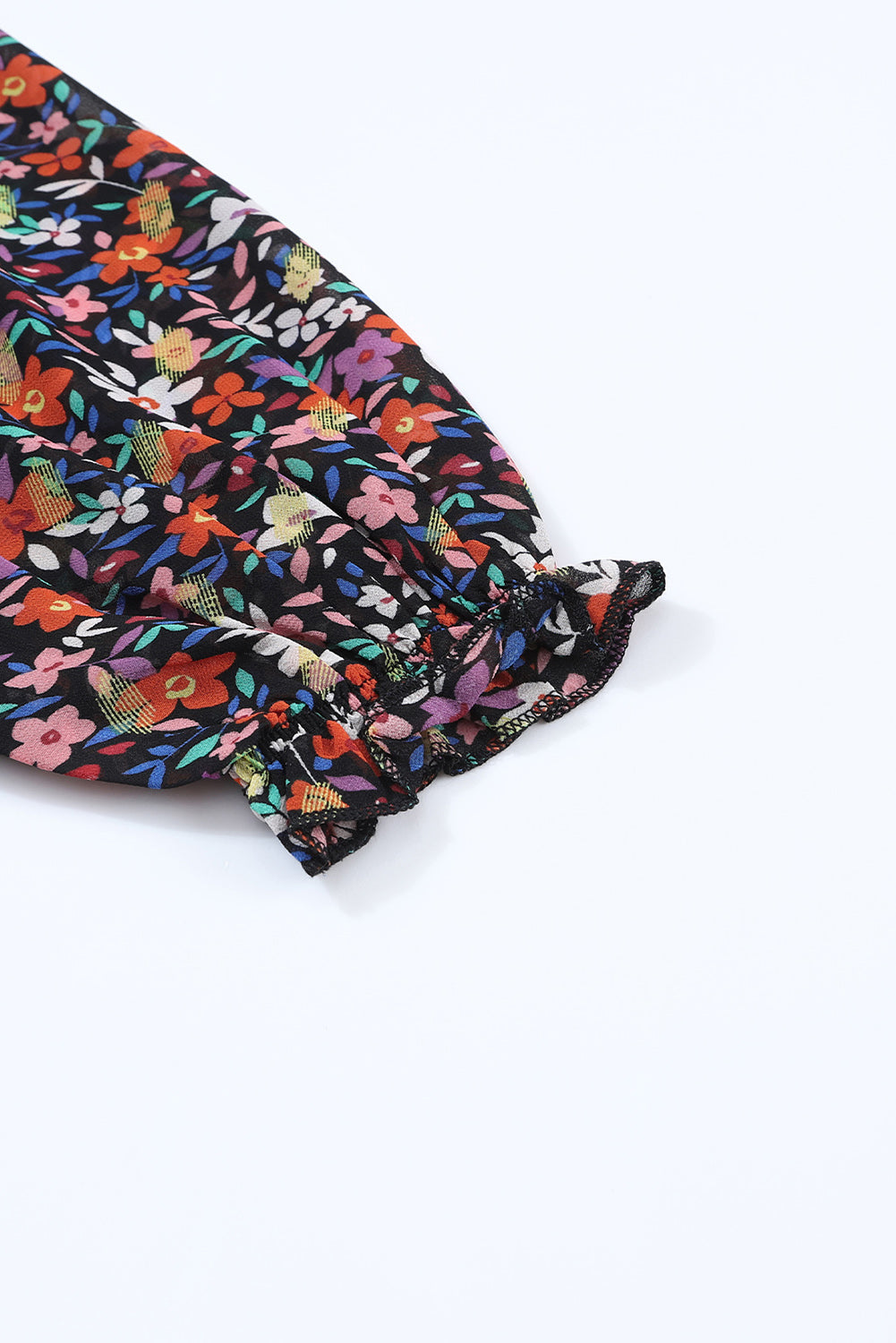 Women's Floral Dresses Featuring Wrapped V Neckline