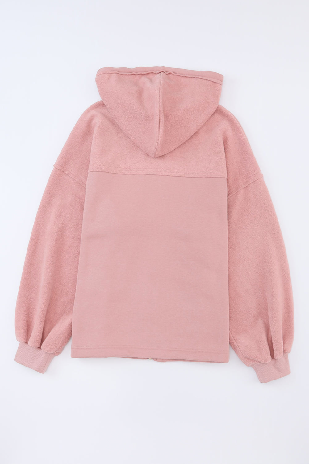 Jacket for Women Flap Pocket Drawcord Hood