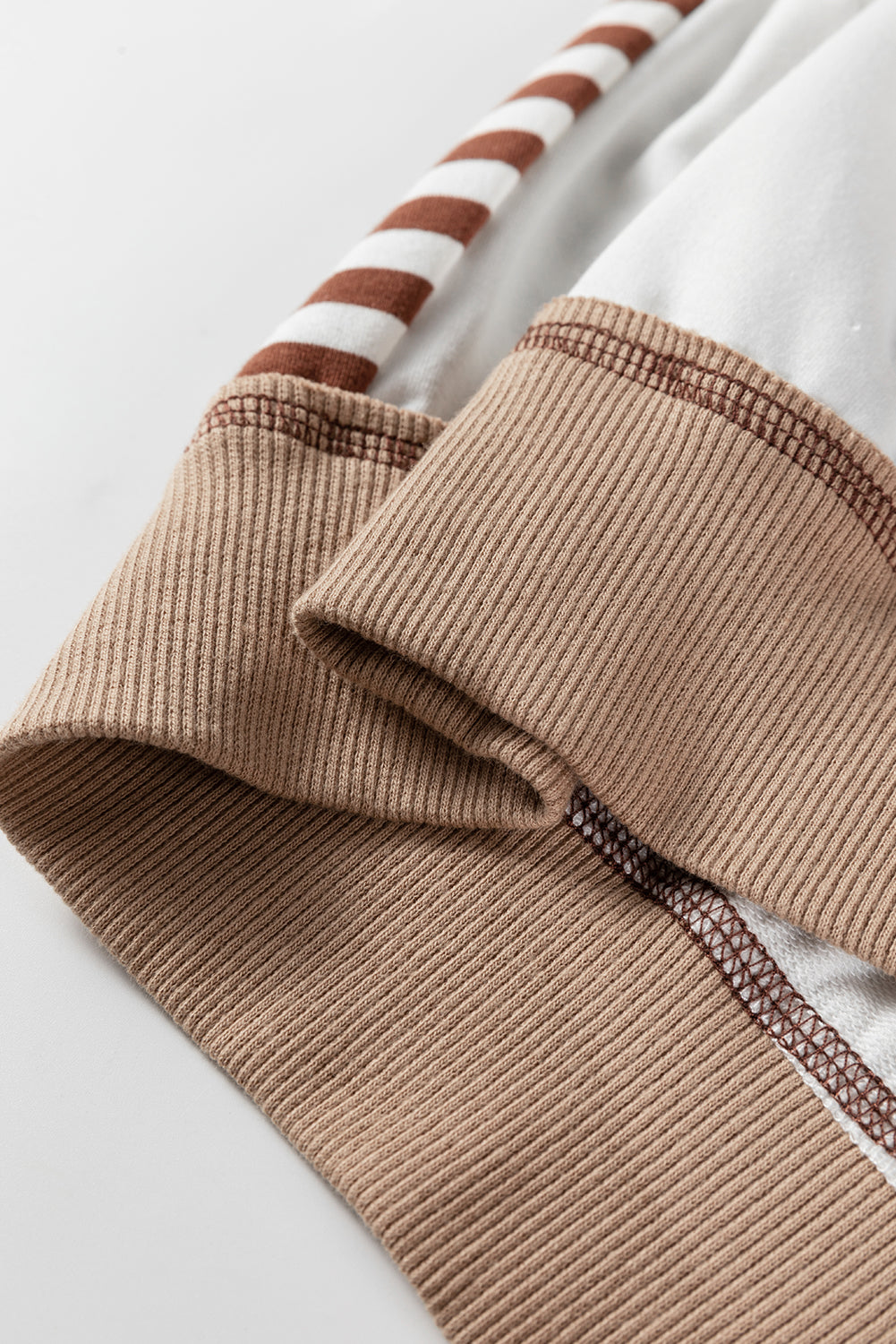 Colorblock Patchwork Contrast Stitching Oversize Sweatshirt